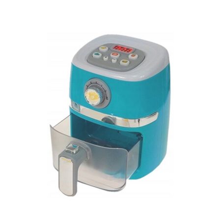 Little Kitchen 6 az 1-ben elemes, bekapcsolható játék háztartási gép csomag: Airfryer, sütő, mosogatógép, mosógép, kávéfőző és mikrohullámú sütő fény és hanghatásokkal