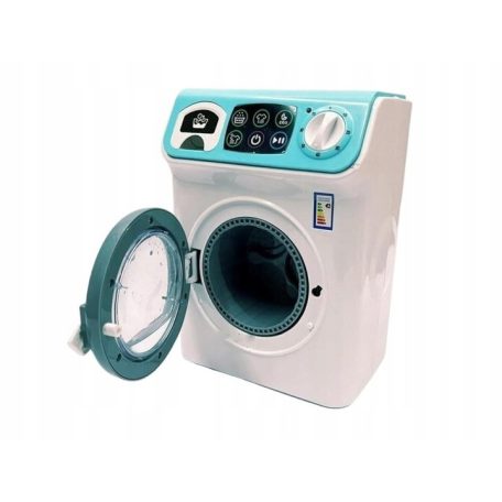 Little Kitchen 6 az 1-ben elemes, bekapcsolható játék háztartási gép csomag: Airfryer, sütő, mosogatógép, mosógép, kávéfőző és mikrohullámú sütő fény és hanghatásokkal