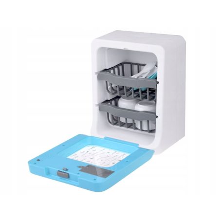 Little Kitchen 6 az 1-ben elemes, bekapcsolható játék háztartási gép csomag: Airfryer, sütő, mosogatógép, mosógép, kávéfőző és mikrohullámú sütő fény és hanghatásokkal