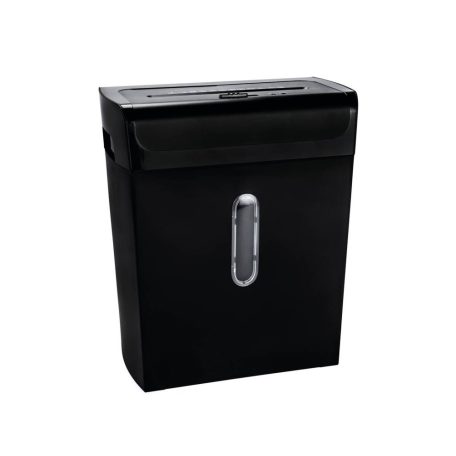 Monolight Office LUS-144 fekete 20L gyűjtőkosaras A4 300W keresztvágós (5 × 16 mm konfetti) iratmegsemmisítő CD és bankkártya vágóval
