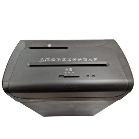 Monolight Office LUS-144 fekete 20L gyűjtőkosaras A4 300W keresztvágós (5 × 16 mm konfetti) iratmegsemmisítő CD és bankkártya vágóval