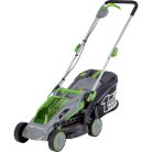 Lux-Tools ARM20-KIT Brushless fűnyírógép, 20V 4Ah akkus 33 cm vezeték nélküli, fűgyűjtős, akkumulátoros fűnyíró, 1 PowerSystem 4000 mAh li-ion akkuval és töltővel, kefe nélküli motorral