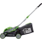 Lux-Tools ARM20-KIT Brushless fűnyírógép, 20V 4Ah akkus 33 cm vezeték nélküli, fűgyűjtős, akkumulátoros fűnyíró, 1 PowerSystem 4000 mAh li-ion akkuval és töltővel, kefe nélküli motorral