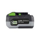 Lux-Tools ARM20-KIT Brushless fűnyírógép, 20V 4Ah akkus 33 cm vezeték nélküli, fűgyűjtős, akkumulátoros fűnyíró, 1 PowerSystem 4000 mAh li-ion akkuval és töltővel, kefe nélküli motorral