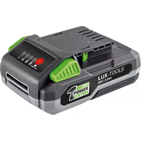 LUX-Tools Mobil Műhely 20V 35Nm akkus fúró, akkumulátoros csavarbehajtó 20V 2Ah akkuval, töltővel, kofferben, 76 részes fúrószár és bitfej készlettel (ABS-20MM) 