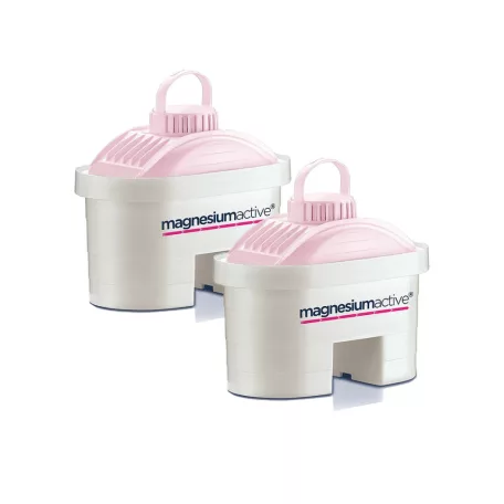 Laica Bi-flux magnesium active 2 darabos vízszűrő készlet, szűrőpatron, szűrőbetét, szűrő filter Laica, BWT és Brita Maxtra vízszűrő kancsókhoz, 2 hónapra, 300 liter vízhez