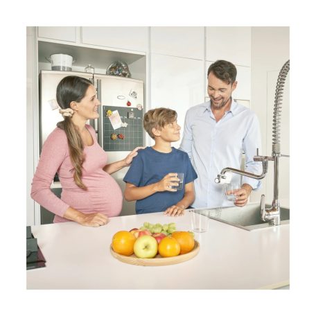 LAICA Genova HYDROSMART rendszerű csapra szerelhető mikroplasztik-stop vízszűrő, filter R10A