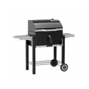   Landmann 31401 DORADO faszenes party grill kocsi, 10 személyes kerti grillsütő, grillkocsi 42 x 56 cm grillező felülettel