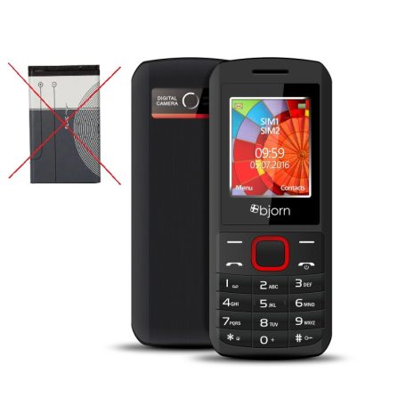 BONTOTT Lark Bjorn P220 Dual SIM hagyományos, nyomógombos mobiltelefon cserélhető BL-4C li-ion akku NÉLKÜL, magyar nyelvű menü NÉLKÜL