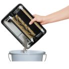 Leifheit 11700 Regulus mechanikus szőnyegseprű, gördíthető, teljesen fém szőnyegtisztító zöld vagy limitált ezüst színben