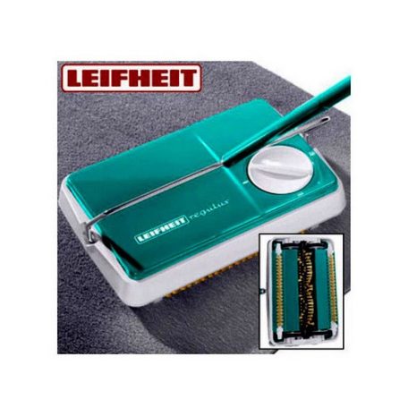 Leifheit 11700 Regulus mechanikus szőnyegseprű, gördíthető, teljesen fém szőnyegtisztító zöld vagy limitált ezüst színben