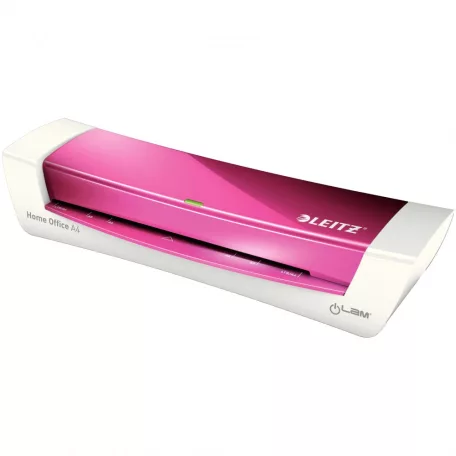 Leitz iLAM Home Office A4-es Design lamináló, kék / zöld / rózsaszín 2 hengeres laminálógép 80-125 micron