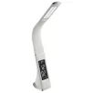   Livarno Lux 322287 LED Desk Lamp 3.2W/3.4W 280/340 lm 5000K/5500K Cool White LED asztali lámpa rugalmas nyakkal, beépített hőmérővel és ébresztőórával ezüst / fekete színben