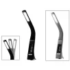   Livarno Lux 322287 LED Desk Lamp 3.2W/3.4W 280/340 lm 5000K/5500K Cool White LED asztali lámpa rugalmas nyakkal, beépített hőmérővel és ébresztőórával ezüst / fekete színben