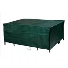 Livarno Home 160 x 80 x 210 cm Garden Furniture Cover víztaszító, UV-álló poliészter kerti bútor védőhuzat, takaróponyva szögletes asztalokhoz, zöld színben