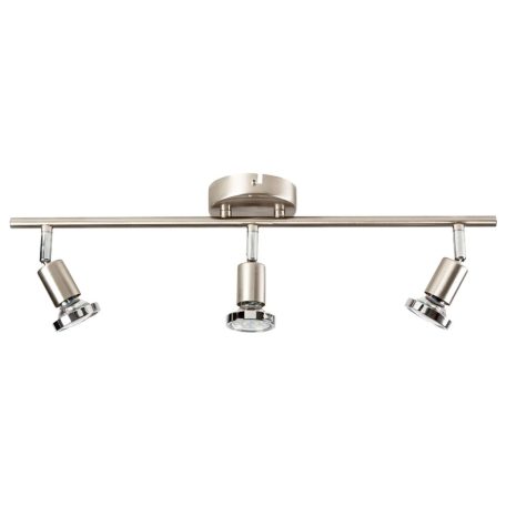 Livarno Home 380113 SPT inox LED Ceiling Light mennyezeti spot lámpa 3 x 4.6W energiatakarékos, 3000K melegfehér LED izzóval, 54 cm, 1200 lm