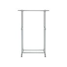 Livarno Home 83 x 98 - 167 x 43 cm teleszkópos, guruló inox ruhaállvány, gardróbállvány és cipőtároló