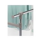 Livarno Home 83 x 98 - 167 x 43 cm teleszkópos, guruló inox ruhaállvány, gardróbállvány és cipőtároló