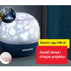 Livarno Home 419468 Space Projektor LED-vetítőlámpa, LED-es kivetítő világűr motívumokkal / éjszakai fény, asztali lámpa