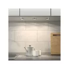Livarno Home 420079 Kerek, 3 darabos hálózati LED lámpa szett 6 x 0.9 cm, 3 x 170 lm 4000K (nappali fényű), hálózati adapterrel, tápkábelbe integrált kapcsolóval