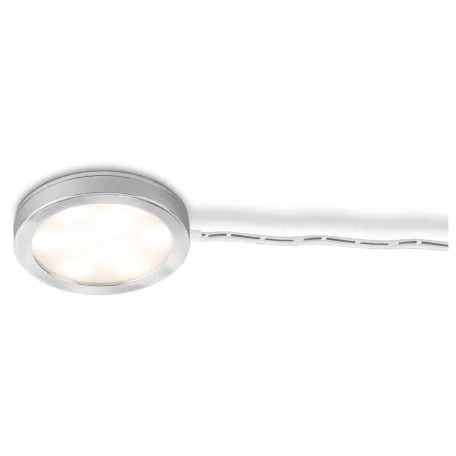 Livarno Home 420079 Kerek, 3 darabos hálózati LED lámpa szett 6 x 0.9 cm, 3 x 170 lm 4000K (nappali fényű), hálózati adapterrel, tápkábelbe integrált kapcsolóval