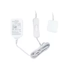 Livarno Home 420079 Kerek, 3 darabos hálózati LED lámpa szett 6 x 0.9 cm, 3 x 170 lm 4000K (nappali fényű), hálózati adapterrel, tápkábelbe integrált kapcsolóval
