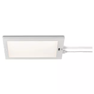   Livarno Home 420079 Panel 220 x 110 mm 540 lm 4000K (nappali fényű) 230V hálózati LED lámpa gardróbszekrényekbe, polcokhoz érintésmentes infravörös kapcsolóval, hálózati adapterrel