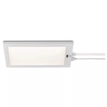 Livarno Home 420079 Panel 220 x 110 mm 540 lm 4000K (nappali fényű) 230V hálózati LED lámpa gardróbszekrényekbe, polcokhoz érintésmentes infravörös kapcsolóval, hálózati adapterrel
