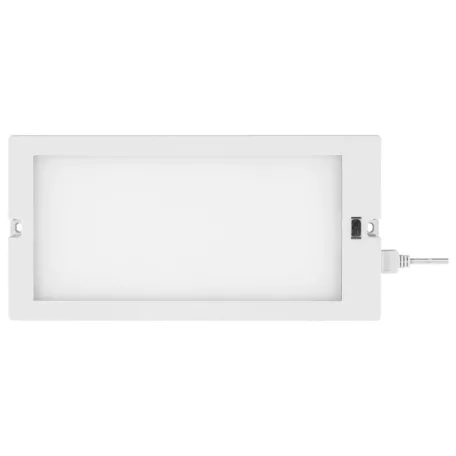 Livarno Home 420079 Panel 220 x 110 mm 540 lm 4000K (nappali fényű) 230V hálózati LED lámpa gardróbszekrényekbe, polcokhoz érintésmentes infravörös kapcsolóval, hálózati adapterrel