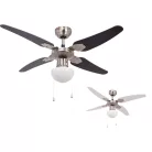 Livarno Home Ceiling Fan LED Light 106 cm 50W mennyezeti ventilátor max. 60W LED lámpával, húzókapcsolóval, nyári / téli üzemmóddal