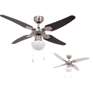   Livarno Home Ceiling Fan LED Light 106 cm 50W mennyezeti ventilátor max. 60W LED lámpával, húzókapcsolóval, nyári / téli üzemmóddal