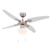   Livarno Home Ceiling Fan LED Light 106 cm 50W mennyezeti ventilátor max. 60W LED lámpával, húzókapcsolóval, nyári / téli üzemmóddal
