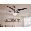   Livarno Home Ceiling Fan LED Light 106 cm 50W mennyezeti ventilátor max. 60W LED lámpával, húzókapcsolóval, nyári / téli üzemmóddal