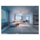Livarno Home Ceiling Fan LED Light 106 cm 50W mennyezeti ventilátor max. 60W LED lámpával, húzókapcsolóval, nyári / téli üzemmóddal