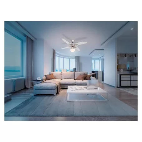 Livarno Home Ceiling Fan LED Light 106 cm 50W mennyezeti ventilátor max. 60W LED lámpával, húzókapcsolóval, nyári / téli üzemmóddal