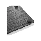 Livarno Home Basalt pala 8 darabos 10 x 10 cm tálaló készlet, alátét, poháralátét szett csúszásgátló szilikon lábakkal (451379)
