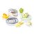 Livarno Home 451841 Fruit Chopper Set univerzális gyümölcsvágó, gyümölcs szeletelő készlet alma-, citrom- és univerzális vágóbetéttel