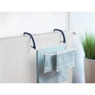 Livarno Home 452779 függő szárító, radiátorral, erkélyre, ajtóra, zuhanyzóhoz akasztható ruhaszárít 5 rúddal (3 méter hossz, 2 kg teherbírás)