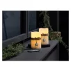   Livarno Home Dual Star 2 darabos 12.5 x 7.5 cm valódi viasz LED gyertya 6 órás időzítővel, távirányítóval, melegfehér pislákolgó élethű gyertyaláng effektussal