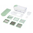 Livarno Home Slicer and Dicer multifunkciós mechanikus aprító, szeletelő és reszelő gyűjtőtállal, 6 cserélhető betéttel (462703)