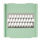 Livarno Home Slicer and Dicer multifunkciós mechanikus aprító, szeletelő és reszelő gyűjtőtállal, 6 cserélhető betéttel (462703)