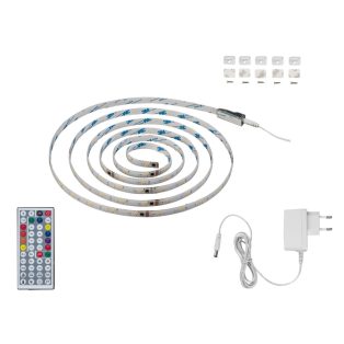   Livarno Home 3 méteres, méretre vágható színes LED szalag 270 db energiatakarékos RGB LED-el, távirányítóval, 12W