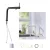 Livarno Home egykaros, víztakarékos, szálcsiszolt nemesacél / fekete 21 cm design csendes mosogató csaptelep 160°-ban elforgatható fejjel, 2 fokozatú vízáramlással (482299)