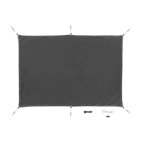 Livarno Home 300 x 200 cm LED-es, világító napvitorla, antracitszürke árnyékoló 128 db melegfehér LED fénnyel, 230V 2700K, 8 fényprogram