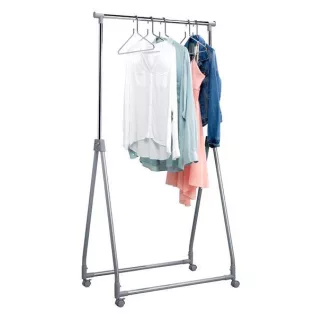   Livarno Living 88.5 x 98 - 160 x 54 cm összecsukható, guruló inox ruhaállvány gardróbállvány