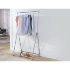 Livarno Living 88.5 x 98 - 160 x 54 cm összecsukható, guruló inox ruhaállvány gardróbállvány