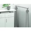   Livarno Living 88.5 x 98 - 160 x 54 cm összecsukható, guruló inox ruhaállvány gardróbállvány