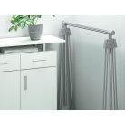 Livarno Living 88.5 x 98 - 160 x 54 cm összecsukható, guruló inox ruhaállvány gardróbállvány