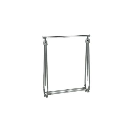 Livarno Living 88.5 x 98 - 160 x 54 cm összecsukható, guruló inox ruhaállvány gardróbállvány