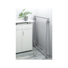 Livarno Living 88.5 x 98 - 160 x 54 cm összecsukható, guruló inox ruhaállvány gardróbállvány